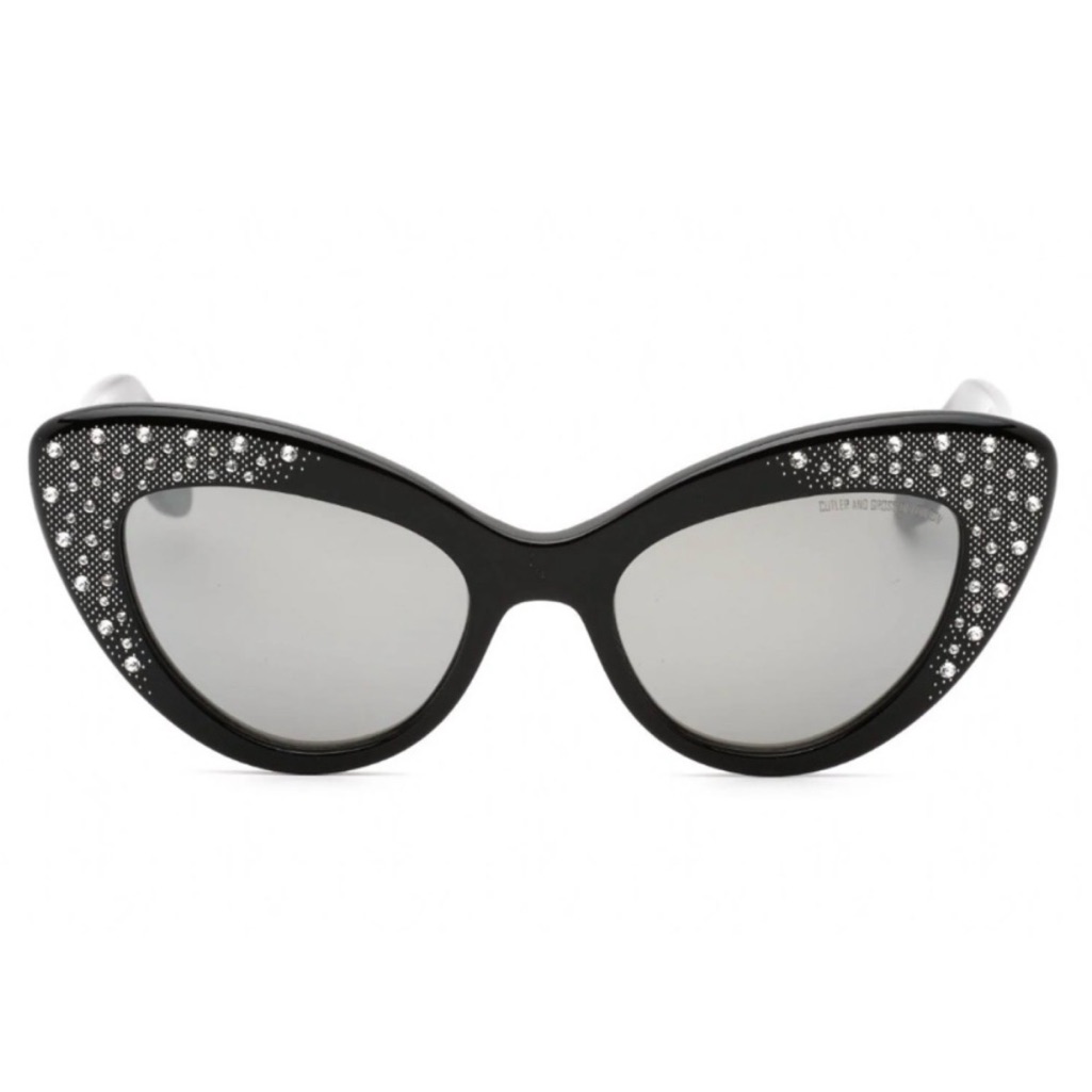 Cutler And Gross Glamorous Black Cat-Eye Sunglasses